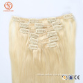 2016 Top Selling Factory Wholesale 160g 220gram For White Women Clip In Hair Extension